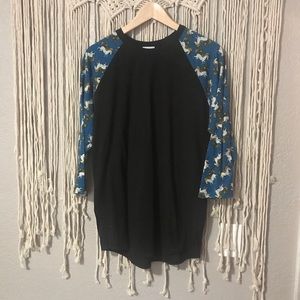LuLaRoe Randy unicorn top XL